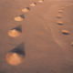 Illustration for article titled What the hell is this weird alien looking spiral in the desert?